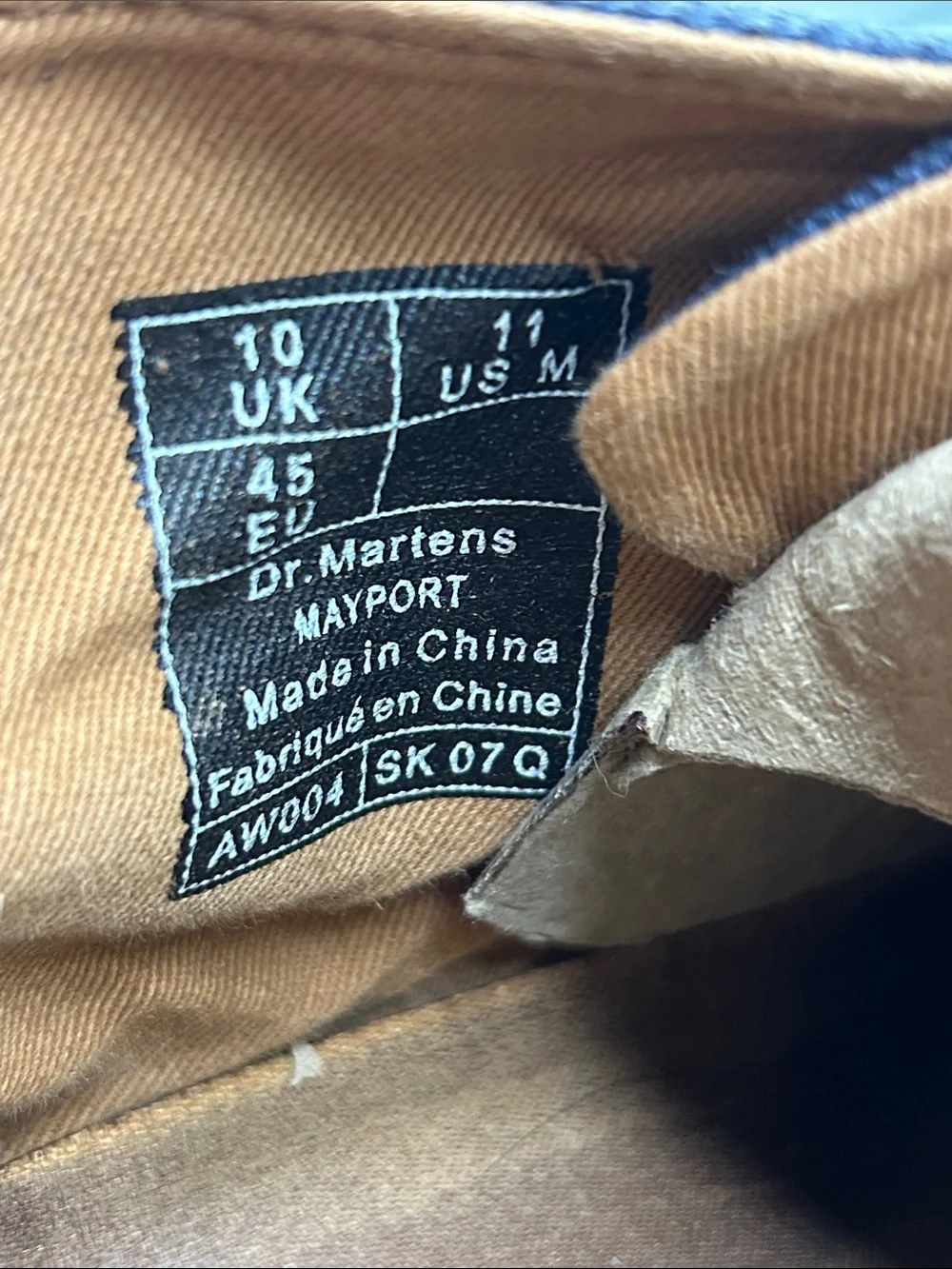 Dr. Martens Mayport Military Twill Canvas Chukkay Sz 11